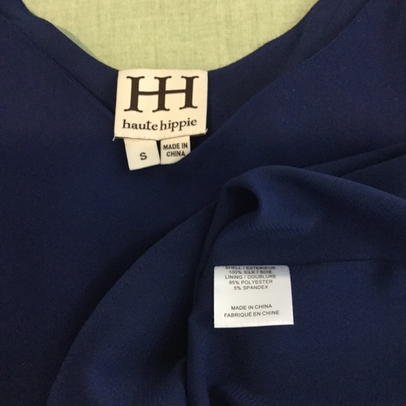 Haute Hippie button back cold shoulder cami top - Picture 7 of 8